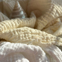 Muselină topită Smărăndița organică Muselină topită Smărăndița organică